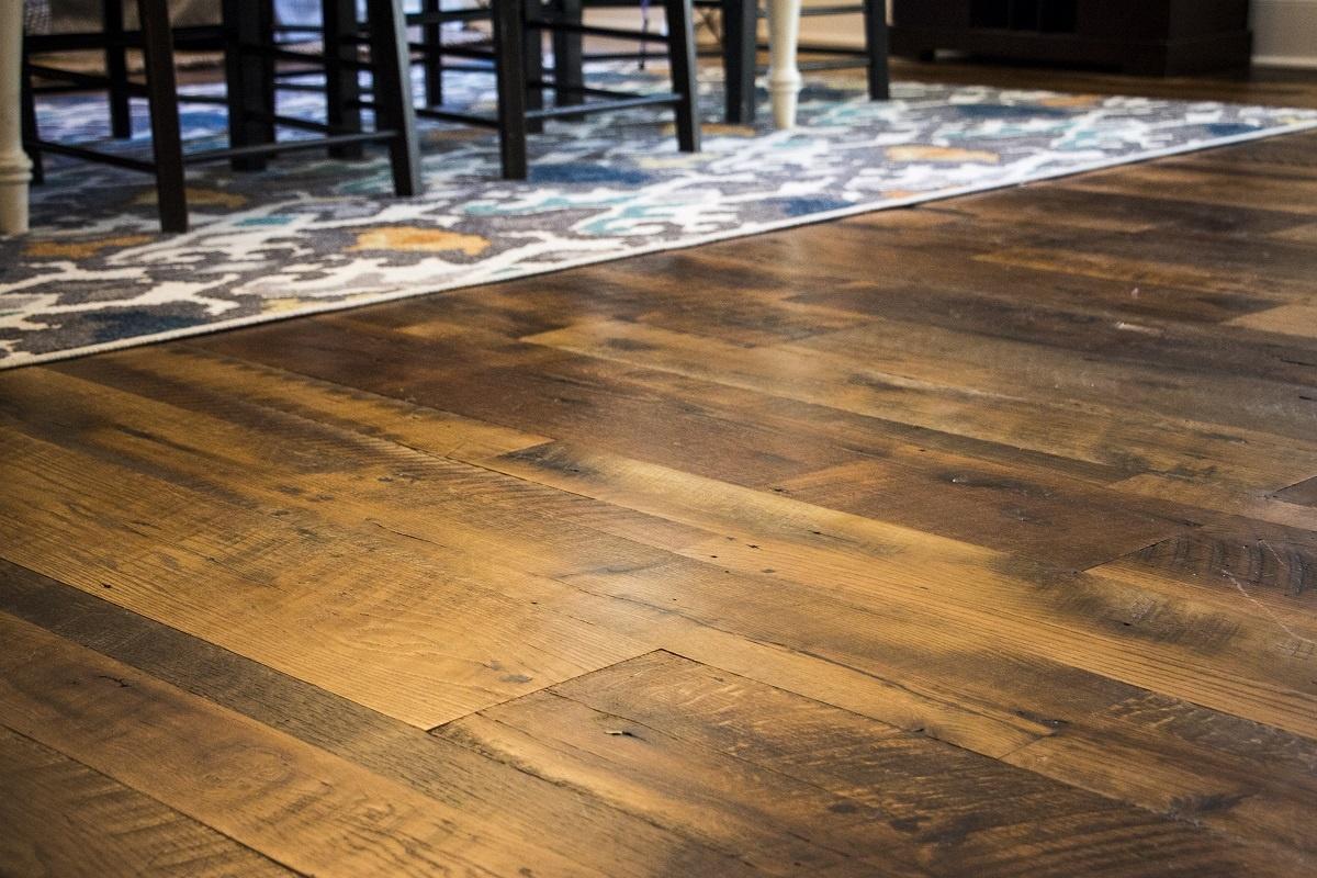 Barnwood Oak SkipPlaned Flooring Quality Reclaimed Wood