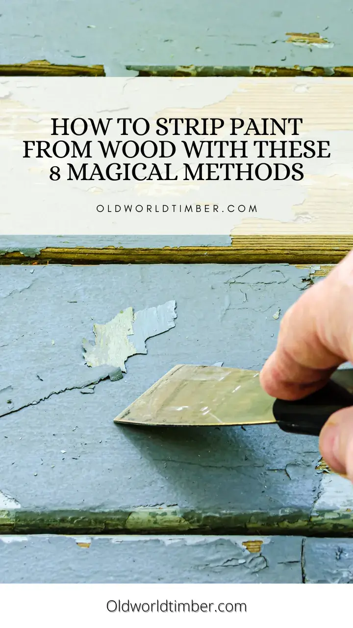 How to strip paint from wood