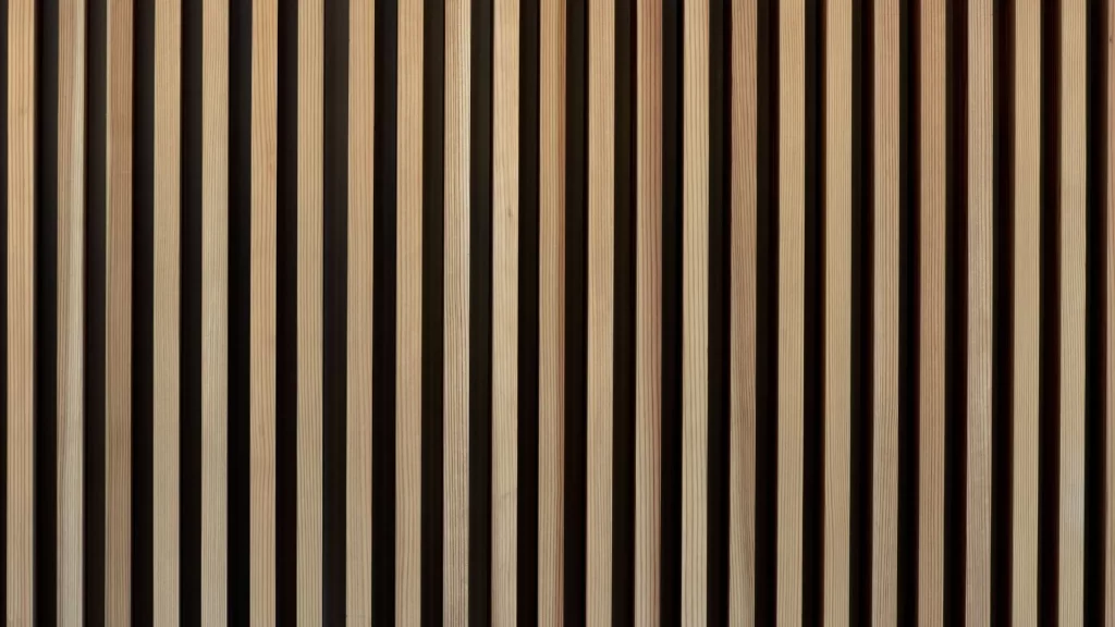 Wood slats