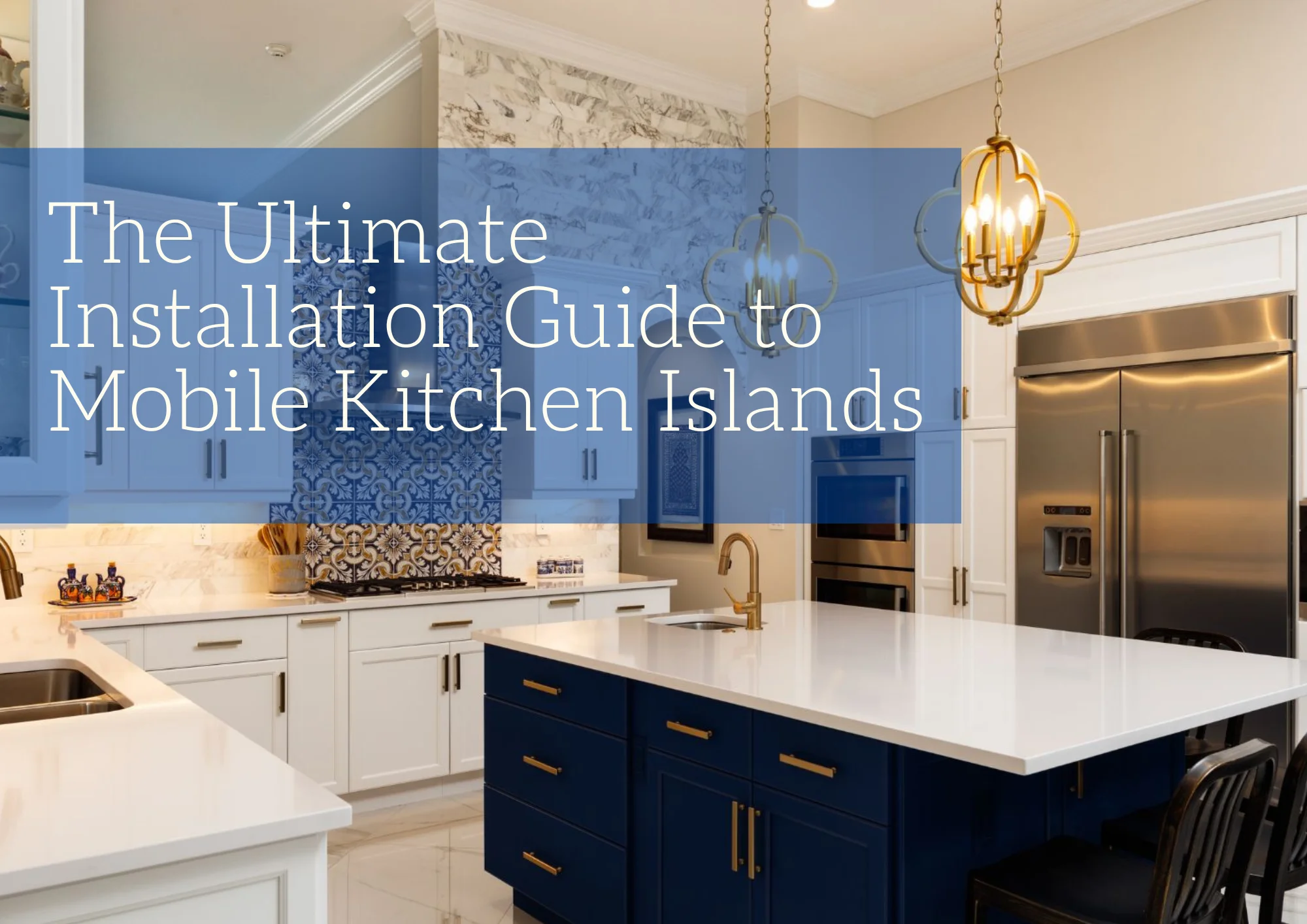 the ultimate installation guide to mobile kitchen islands