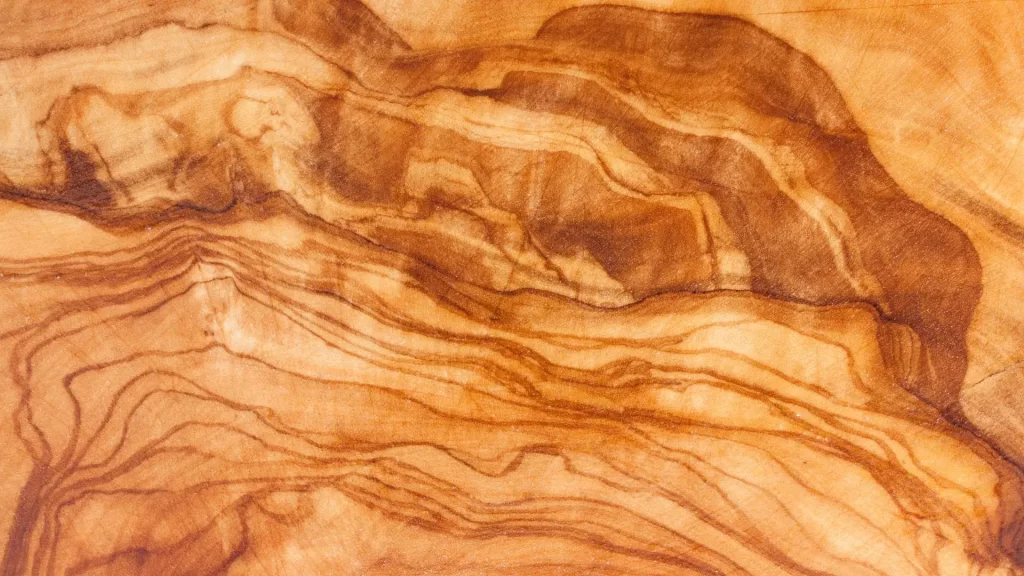 stained olive wood