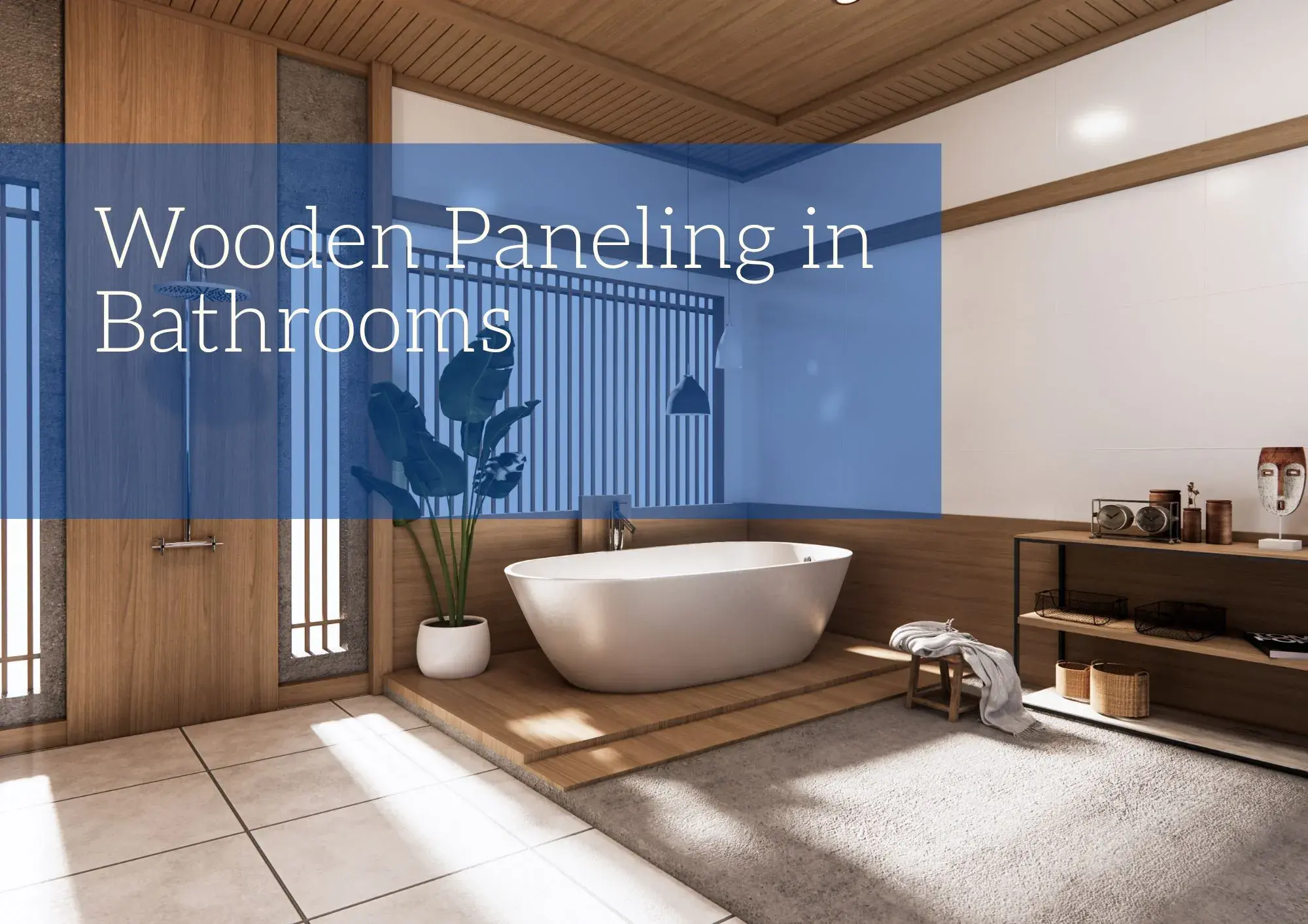 wood paneling bathrooms