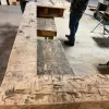 reclaimed box beam mantels