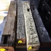 reclaimed solid hand hewn beam mantels