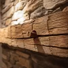 reclaimed solid hand hewn beam mantels