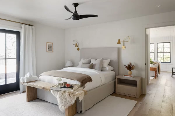 reclaimed euro white oak flooring bedroom