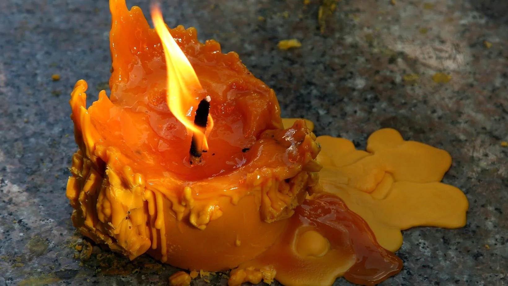 melting candle wax