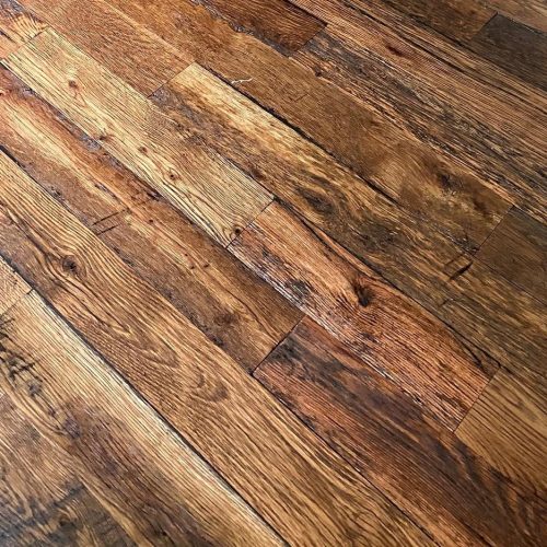 Reclaimed Solid Hardwood Flooring Old, Rustic Real Hardwood Flooring